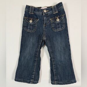 OLD NAVY Baby Jeans Bootcut Denim 18 -24 Months Y2K Retro Cute Streetwear